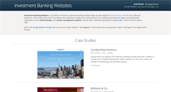 Desktop Screenshot of investmentbankingsites.com